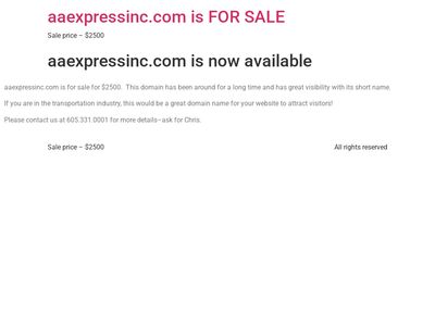aaexpressinc.com