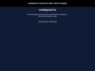 csslayout.io