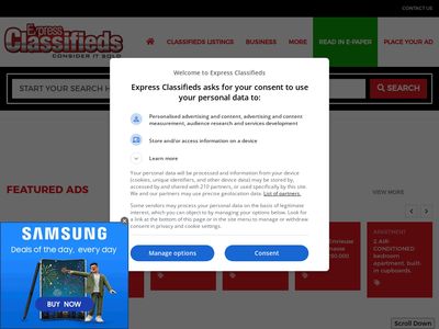 expressclassifiedstt.com