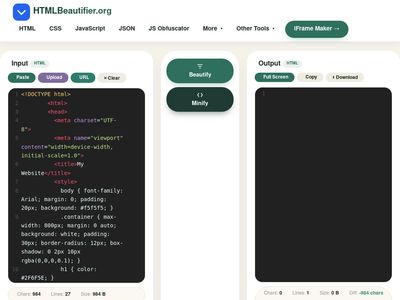 htmlbeautifier.org