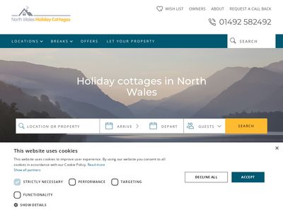 northwalesholidaycottages.co.uk