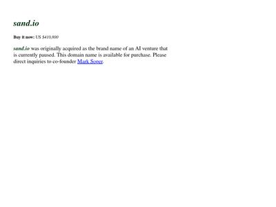 sand.io