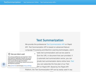 textsummarization.net